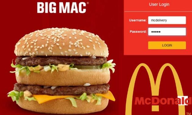 Daftar Username dan Password WiFi McDonald's Gratis